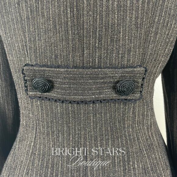 Extremely Rare Blazer Jacket ASO Lorelai Gilmore Girls Applique Flower Brown - Picture 12 of 12